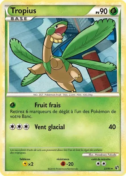 Tropius — HS : Indomptable