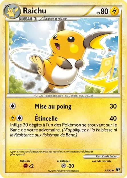Raichu — HS : Indomptable