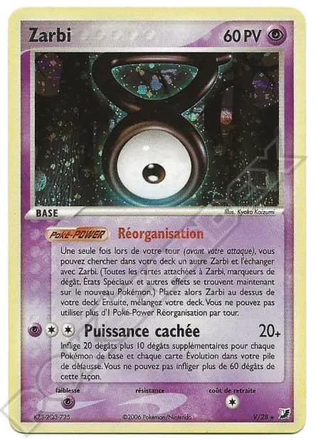 Zarbi — EX : Forces Cachées