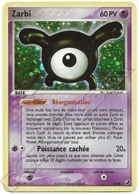 Zarbi — EX : Forces Cachées