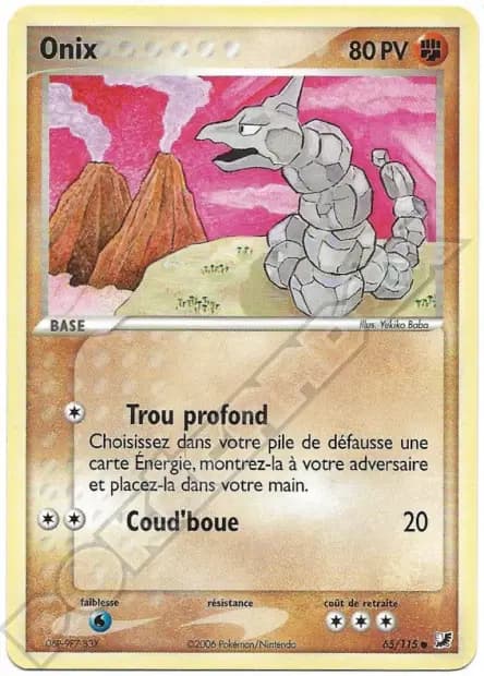 Onix — EX : Forces Cachées