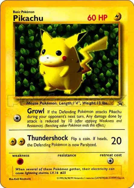 Pikachu — Promos non numérotées