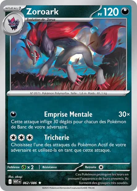 Zoroark — Flamme Blanche