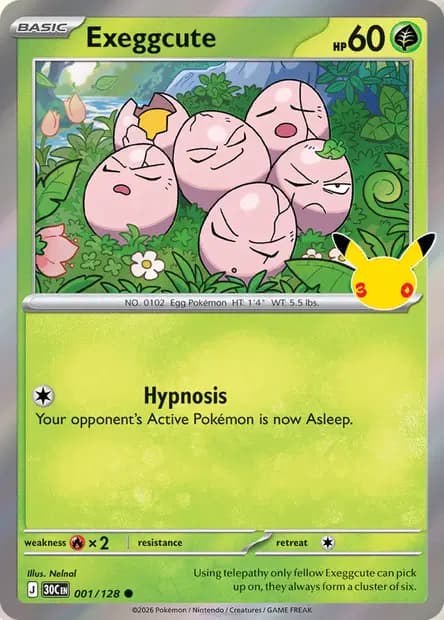 Exeggcute — 30th Celebration
