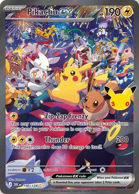 Pikachu — 30th Celebration