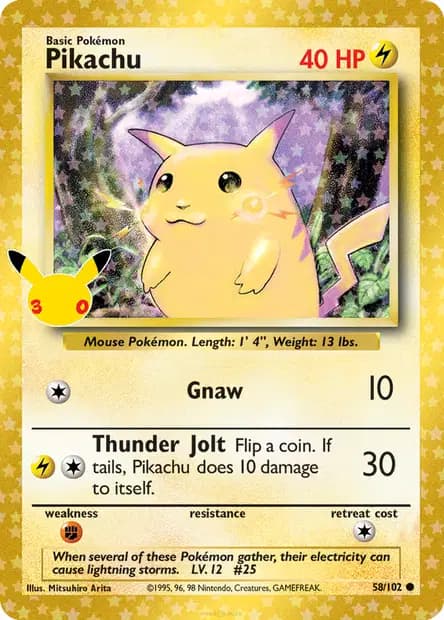 Pikachu — 30th Celebration