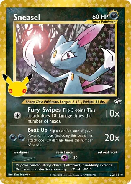 Sneasel — 30th Celebration