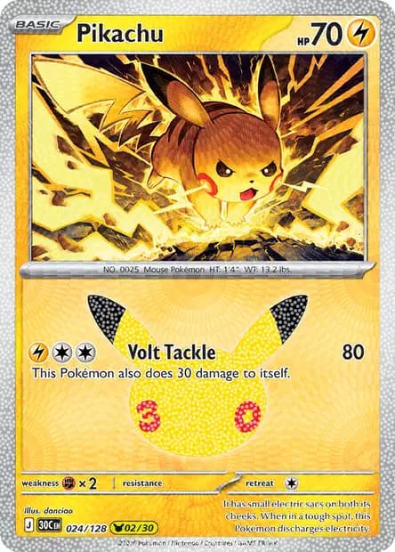 Pikachu — 30th Celebration