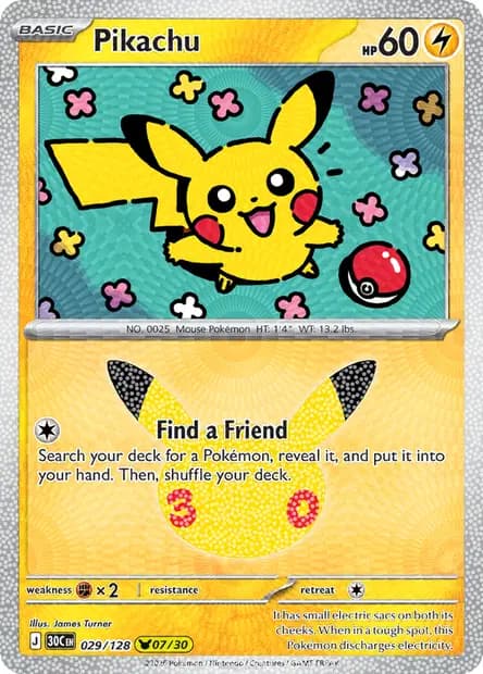 Pikachu — 30th Celebration