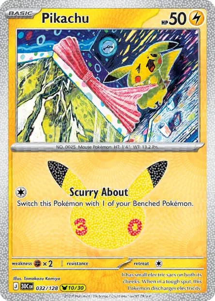 Pikachu — 30th Celebration