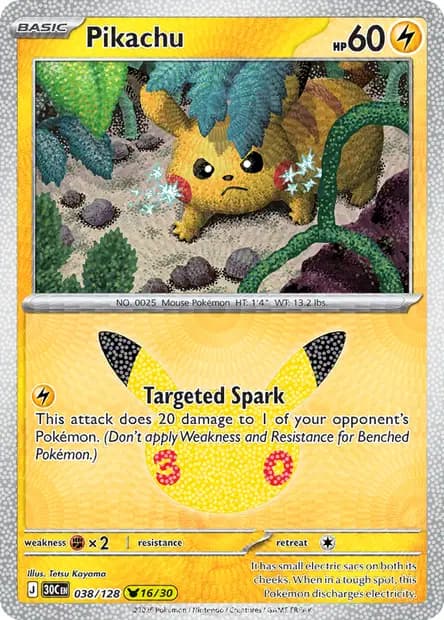 Pikachu — 30th Celebration