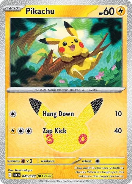 Pikachu — 30th Celebration