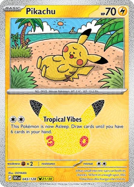 Pikachu — 30th Celebration