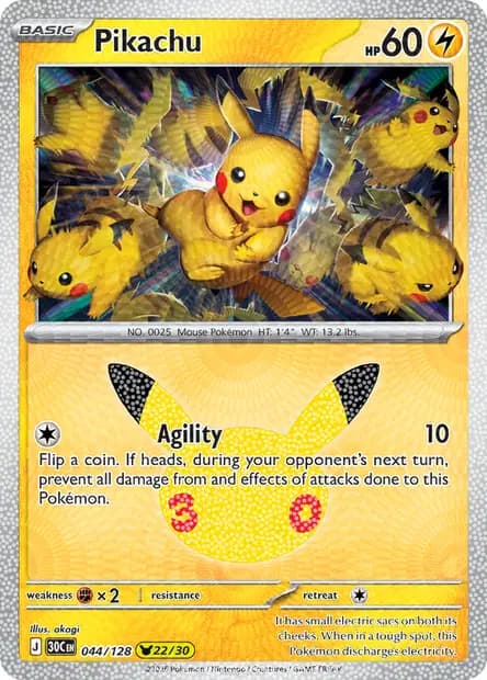 Pikachu — 30th Celebration