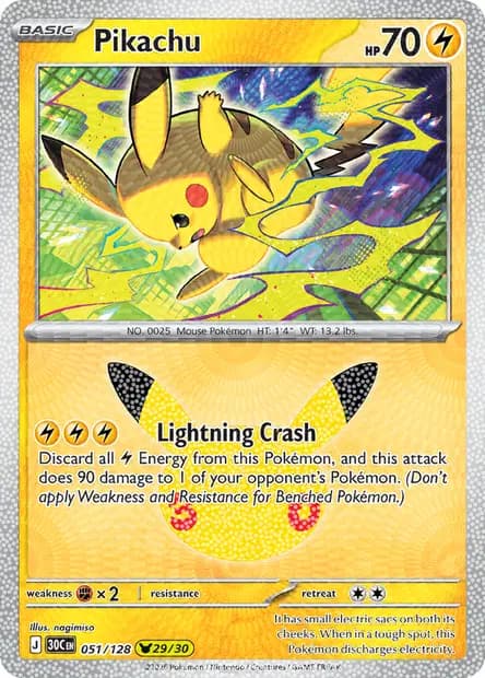 Pikachu — 30th Celebration