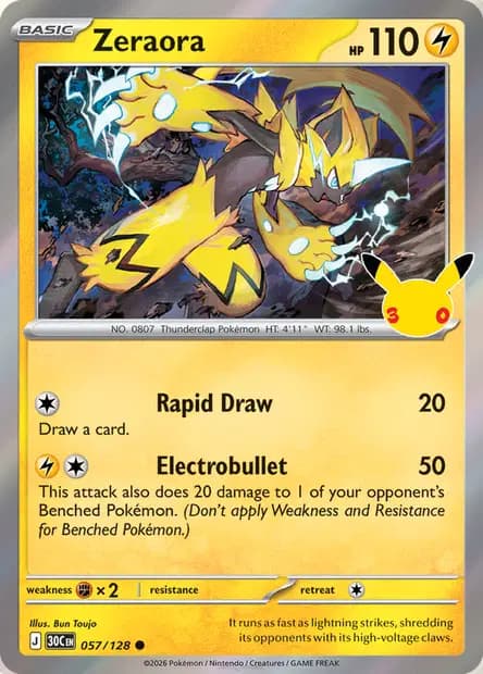 Zeraora — 30th Celebration