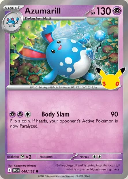 Azumarill — 30th Celebration