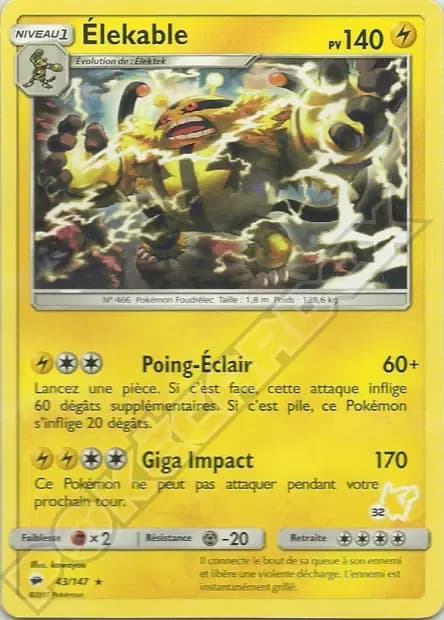 Electivire — Battle Academy (Pikachu Deck)