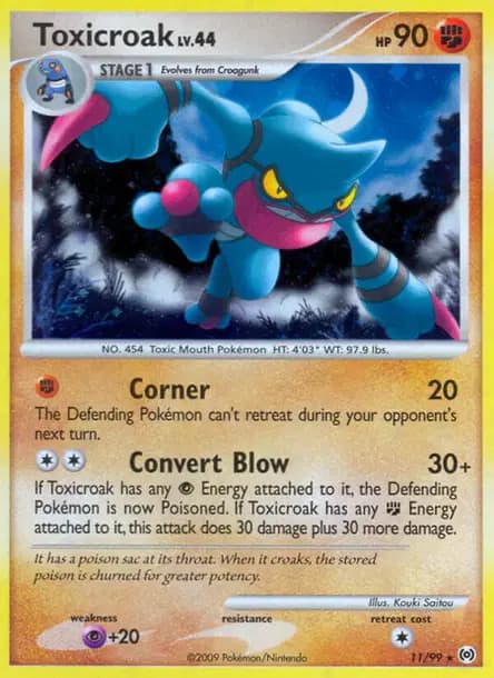 Toxicroak — Platinum—Arceus