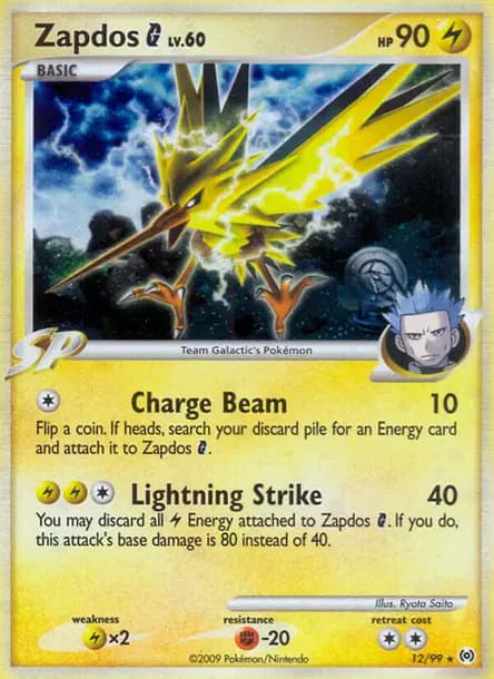 Zapdos — Platinum—Arceus