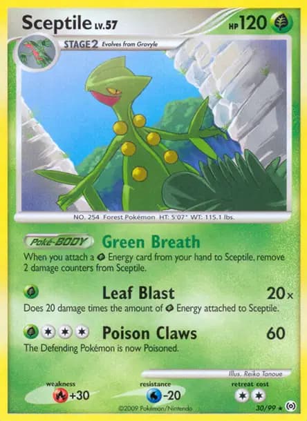 Sceptile — Platinum—Arceus