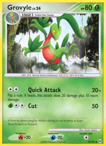 Grovyle — Platinum—Arceus
