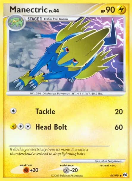 Manectric — Platinum—Arceus