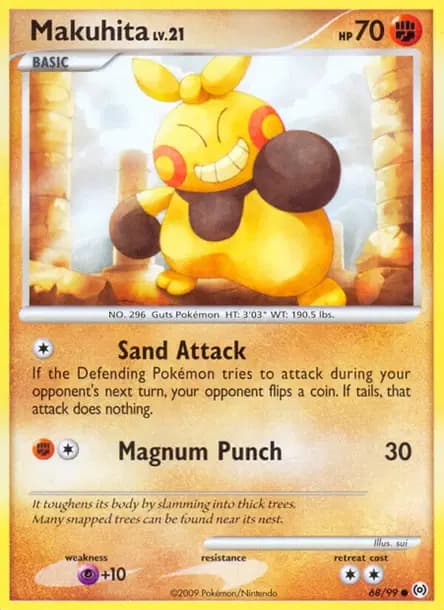 Makuhita — Platinum—Arceus