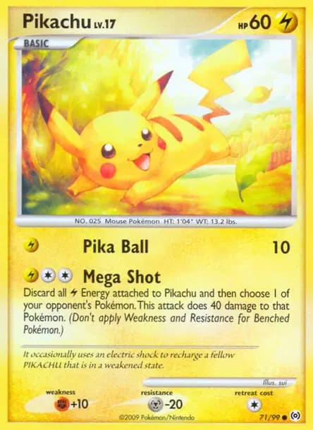 Pikachu — Platinum—Arceus
