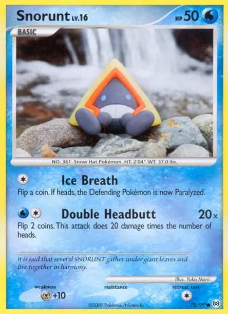 Snorunt — Platinum—Arceus