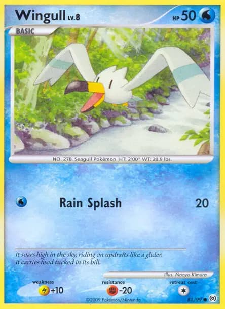 Wingull — Platinum—Arceus