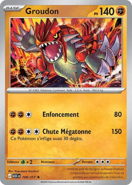 Groudon — Ascended Heroes
