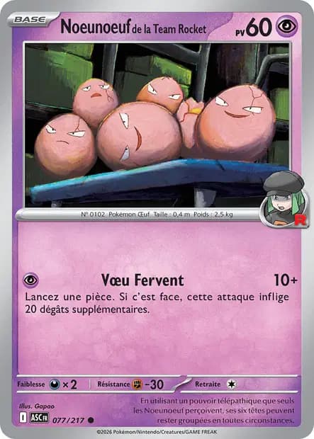 Exeggcute — Ascended Heroes
