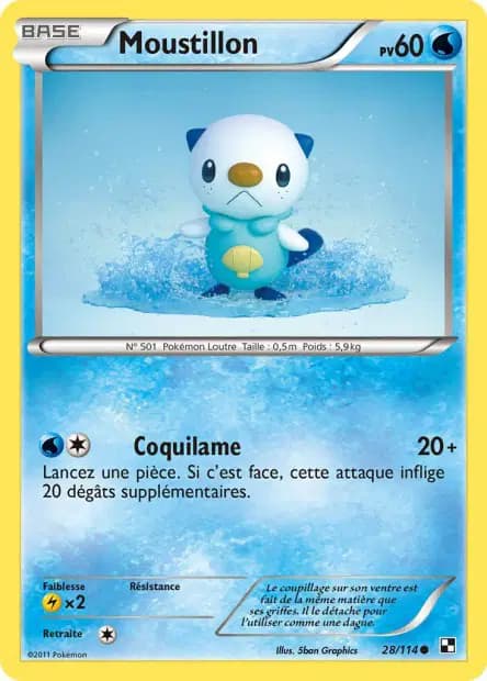 Oshawott — Black & White