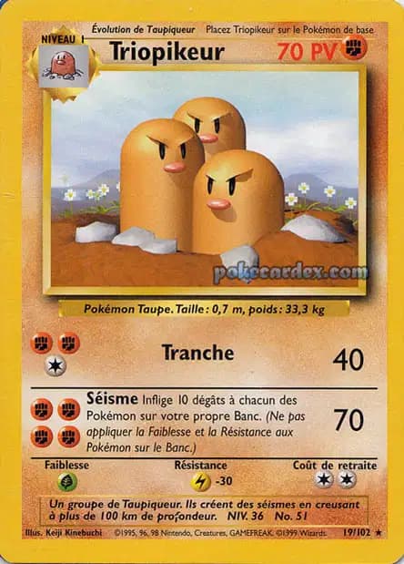 Dugtrio — Base Set