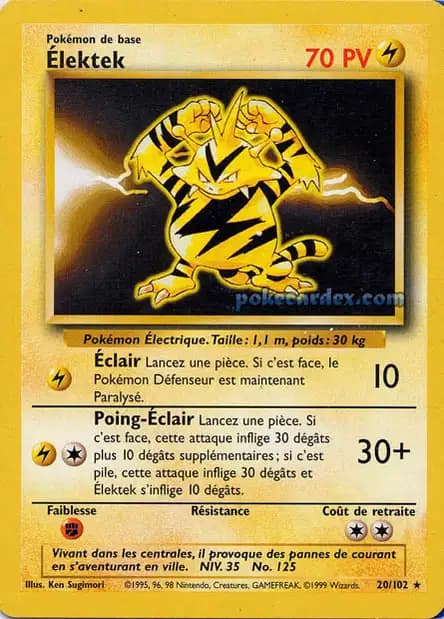 Electabuzz — Base Set