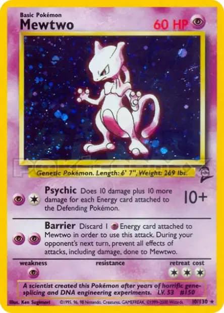 Mewtwo — Base Set 2