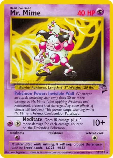 Mr. Mime — Base Set 2