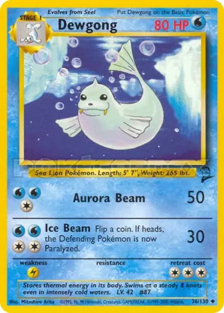 Dewgong — Base Set 2