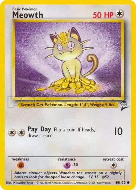 Meowth — Base Set 2