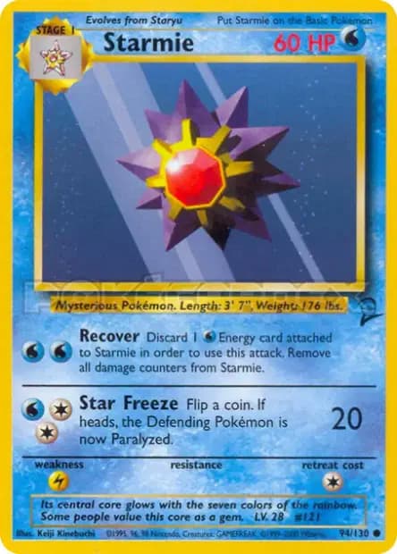 Starmie — Base Set 2