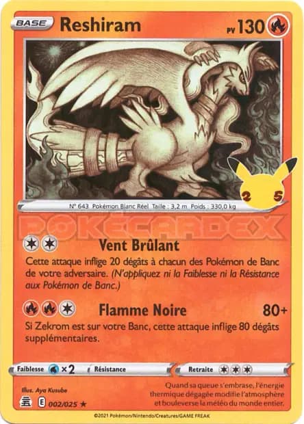 Reshiram — Celebrations