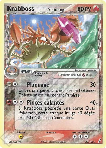 Kingler — EX Crystal Guardians