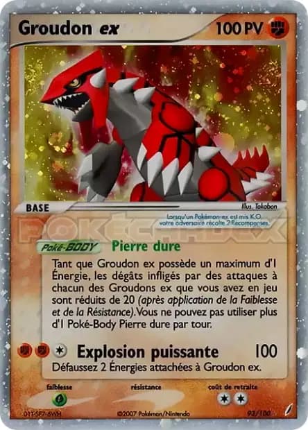 Groudon — EX Crystal Guardians