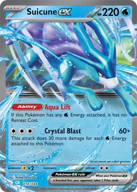 Suicune — TCG Classic Blastoise & Suicune