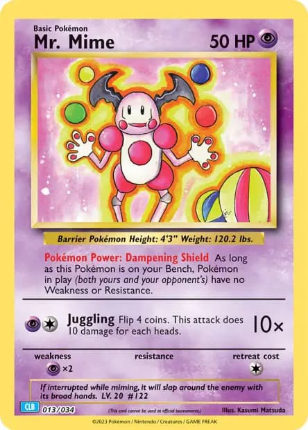 Mr. Mime — TCG Classic Blastoise & Suicune