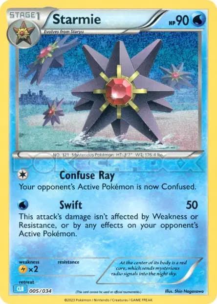 Starmie — TCG Classic Blastoise & Suicune