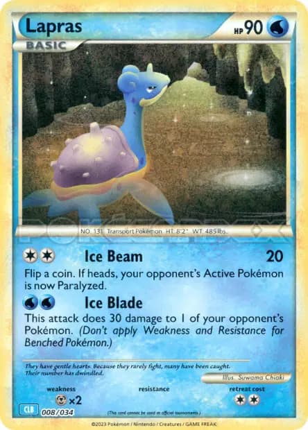 Lapras — TCG Classic Blastoise & Suicune