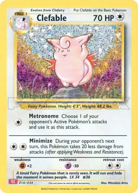 Clefable — TCG Classic Charizard & Ho-Oh