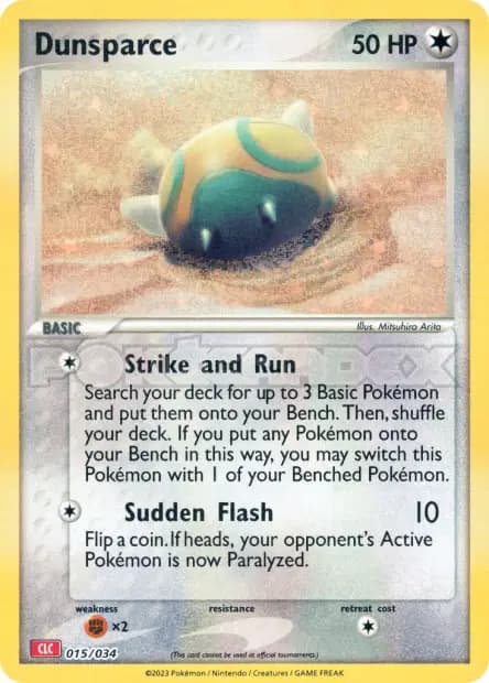 Dunsparce — TCG Classic Charizard & Ho-Oh